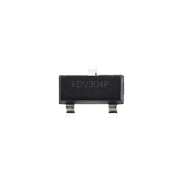 FDV304P šilkinio ekrano 304 SOT23 SMD tranzistorius